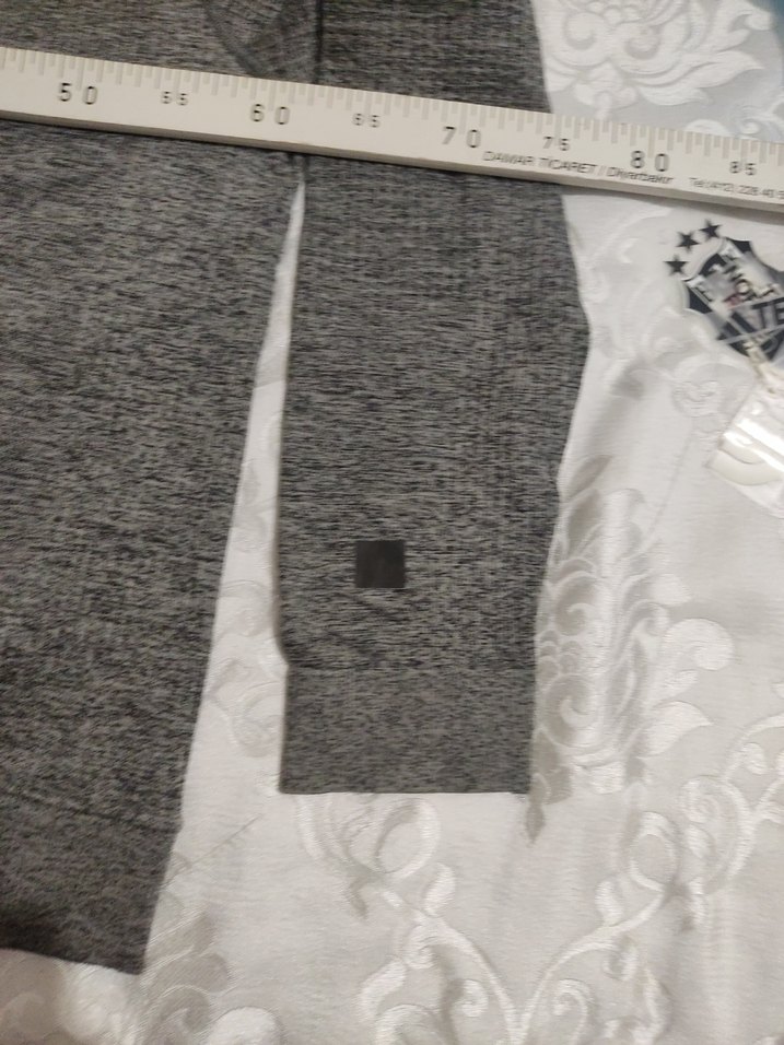 Gri Erkek Sweatshirt, Bisiklet Yaka, Uzun Kollu - Görsel 5