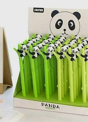 Bambu Panda Jel Kalem