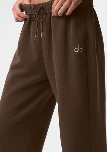 Alo yoga Kahverengi Kapüşonlu Kadın takım - Görsel 6