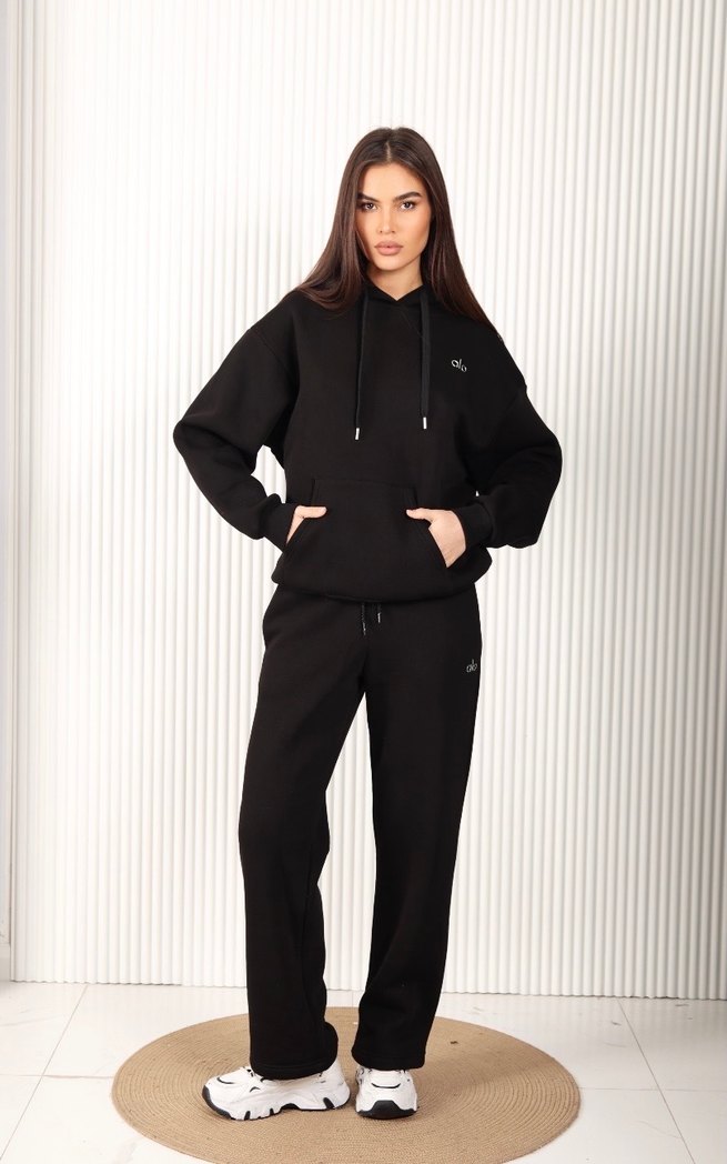 Alo yoga Siyah Kapüşonlu  
Üst - Görsel 2