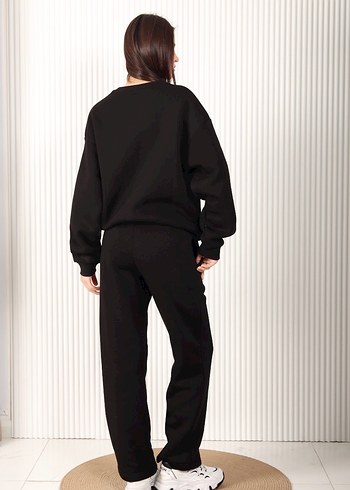 Alo yoga Siyah Kadın Oversize takım - Görsel 4