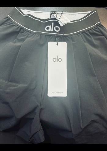 Alo yoga plazma Siyah Bol Kesim Pantolonu - Görsel 2