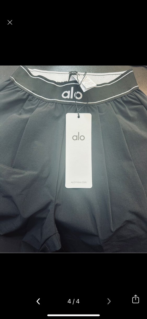 Alo yoga plazma Siyah Bol Kesim Pantolonu - Görsel 2