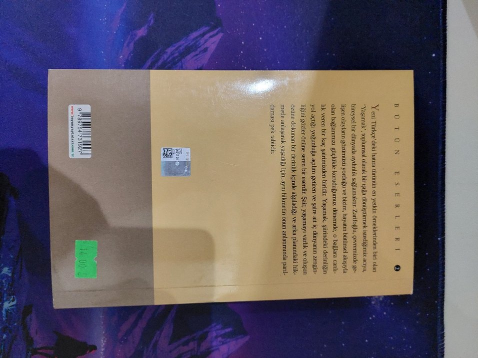 Yaşamak - Cahit Zarifoğlu - Görsel 2