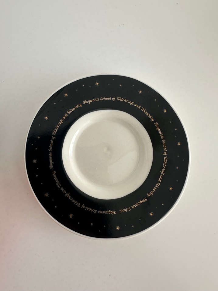 Siyah Harry Potter Desenli Fincan ve Tabak - Görsel 4