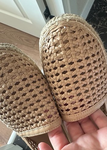 Bej Kadın Espadril - Görsel 4