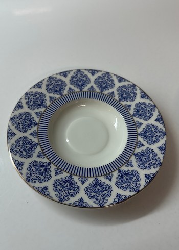 Tekbir marka Mavi ve beyaz Desenli İki kişilik Fincan Takımı - Görsel 3