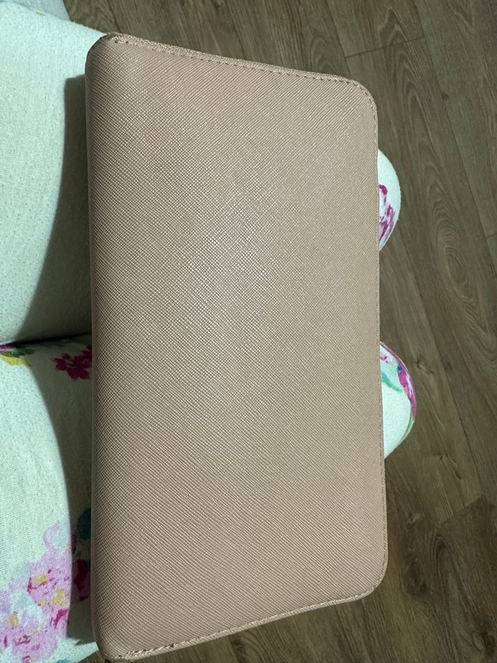 Stradivarius Pembe Deri Fermuarlı Kadın Cüzdan - Görsel 2