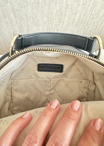 Beymen siyah kadın sırt çantası - Görsel 11