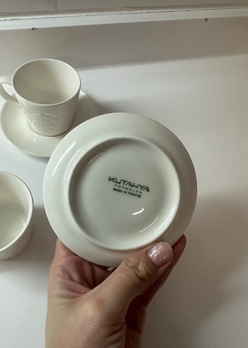 Beyaz Starbucks 2li Kahve Fincanı ve Tabağı Seti - Görsel 6