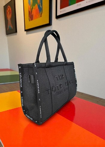 Marc Jacobs Siyah Baskılı Kadın Kumaş Çanta