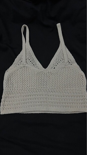 Defacto Örgü Bralet Top