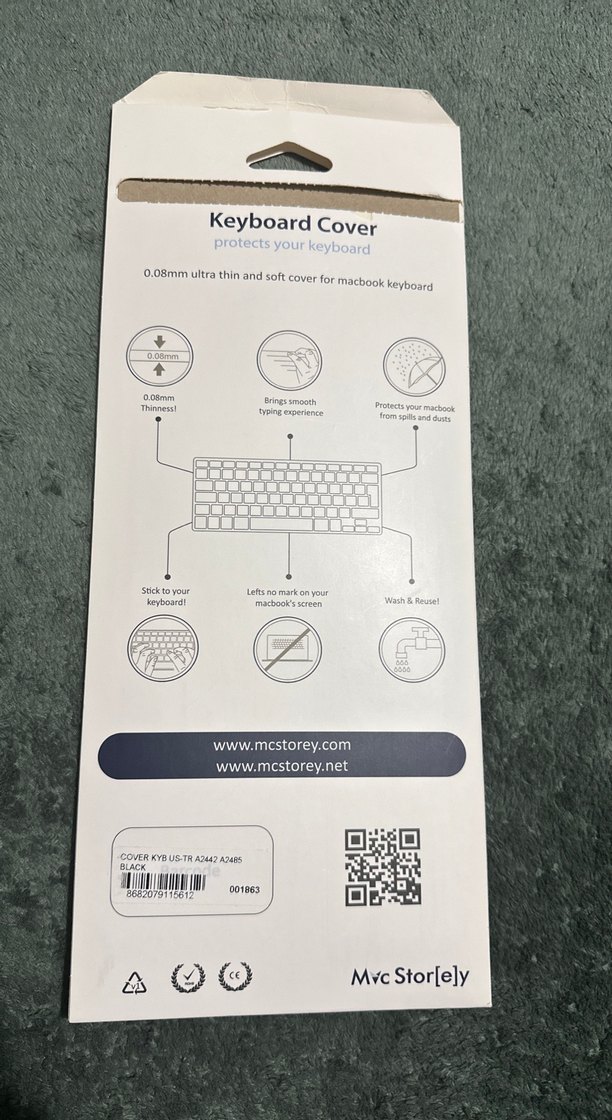 Laptop Klavye Koruyucu - Görsel 3