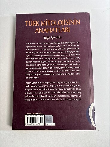 Kitap: Türk Mitolojisinin Anahatları, Yaşar Çoruhlu