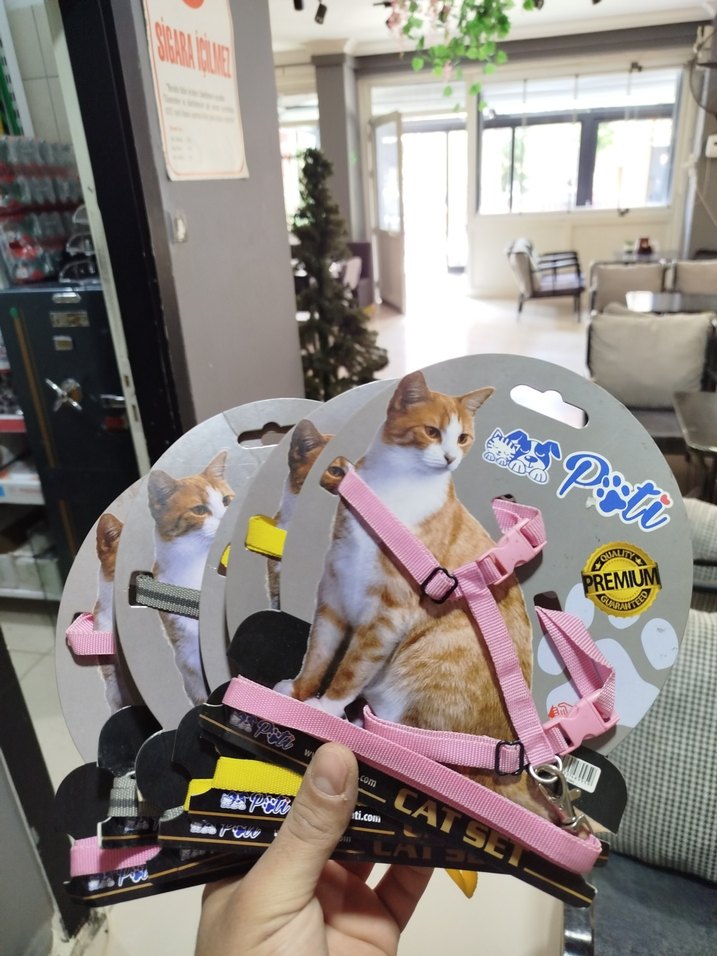 Renkli Desenli Kedi Tasması - Görsel 3