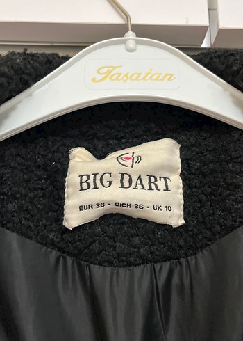 Siyah Uzun Peluş Kadın Kaban - Görsel 2