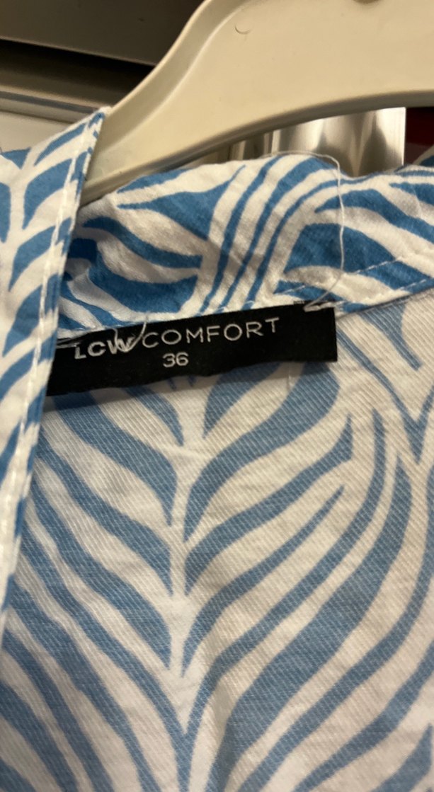 Bohem Mavi Kısa Kollu elbise - Görsel 2