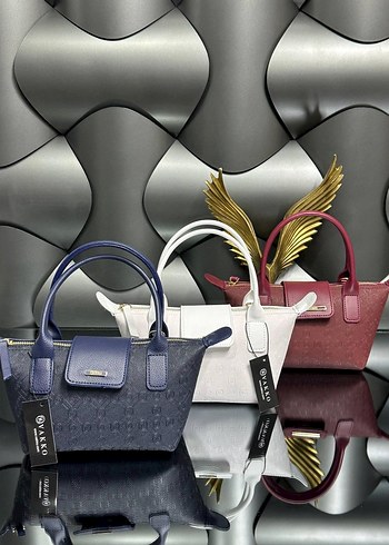 Kahverengi Baskılı Deri Tokalı Kadın Çanta - Görsel 14