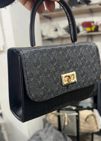 Kahverengi Desenli Deri Kadın Çanta - Görsel 2