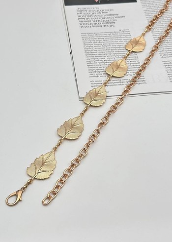 Yıldızlı Zincir Detaylı Altın Vücut Zinciri - Görsel 5