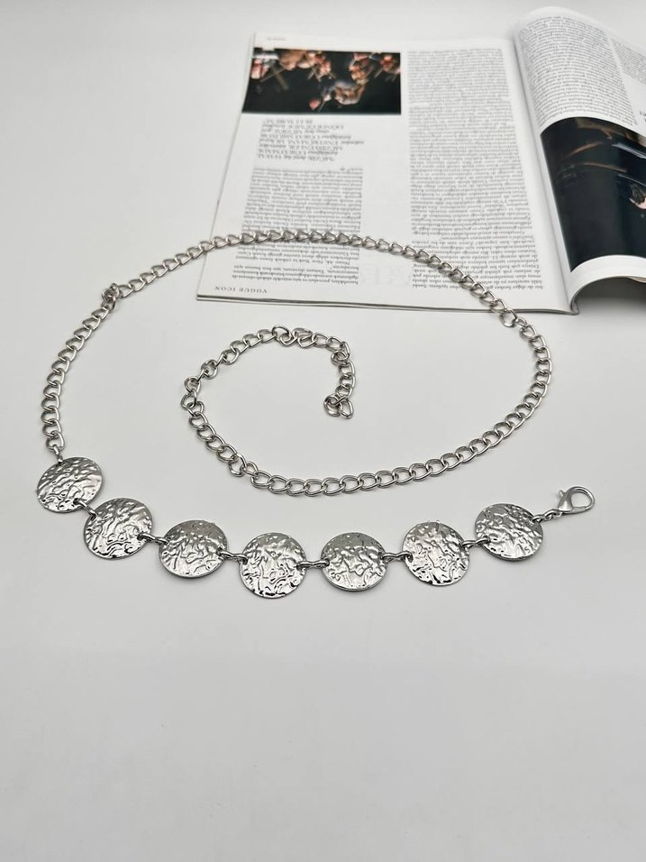 Yıldızlı Zincir Detaylı Altın Vücut Zinciri - Görsel 2