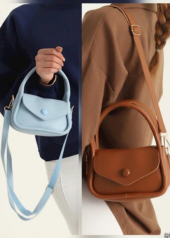 Zara Pastel Renkli Kadın Deri Çanta