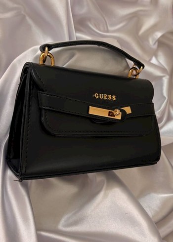 Diğer Siyah Deri Buckle Detaylı Guess Kadın Çanta