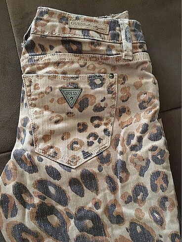 31 Beden Leopar desenli pantolon