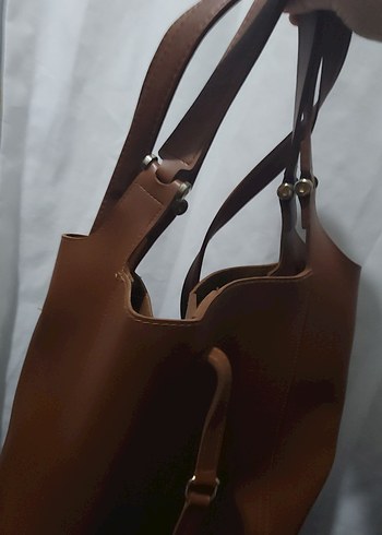 Vintage Büyük Boy Tote Çanta - Görsel 2