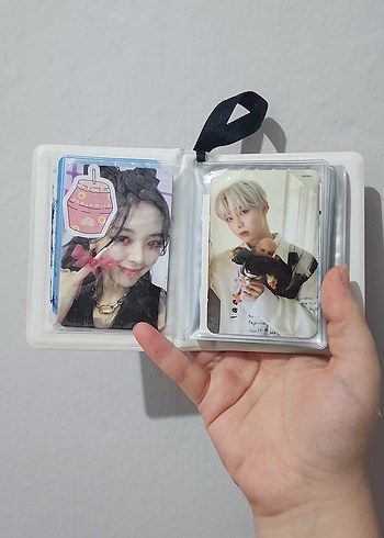 Açık Pembe Binder/ albüm - Görsel 6