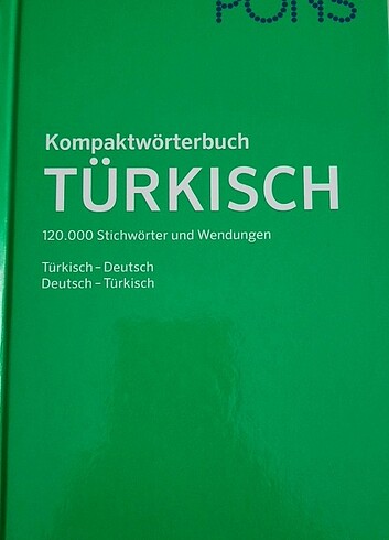 Almanca Pons Sözlük / Pons Kompaktwörterbuch Türkisch 