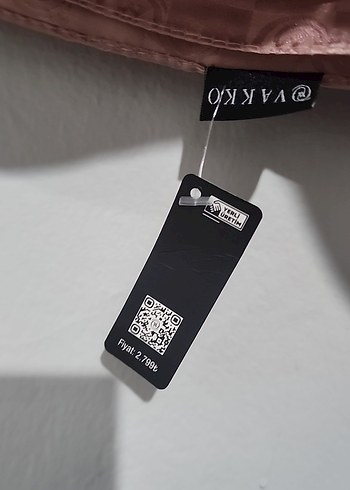 Gül Kurusu Parlak Kadın Şal-Eşarp - Görsel 4