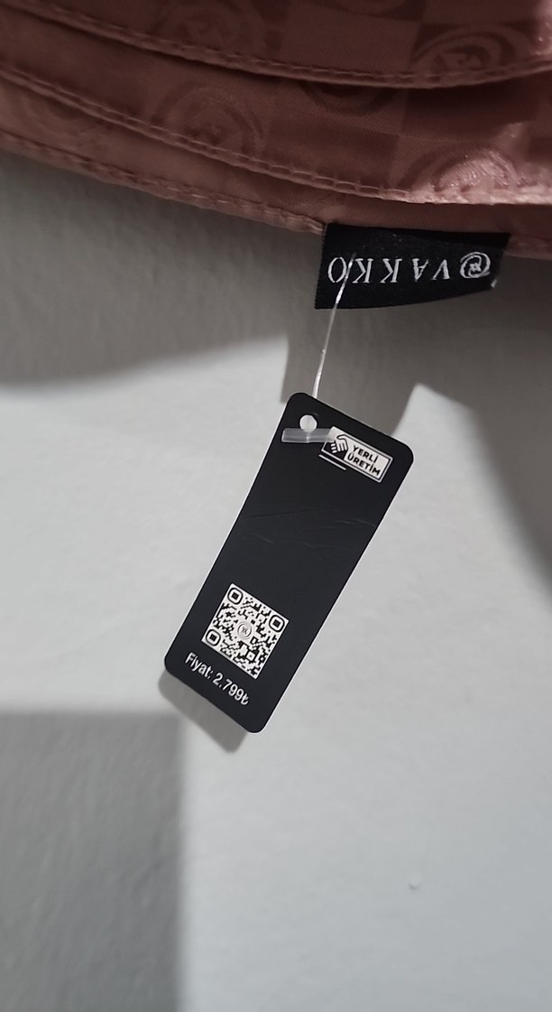 Gül Kurusu Parlak Kadın Şal-Eşarp - Görsel 4