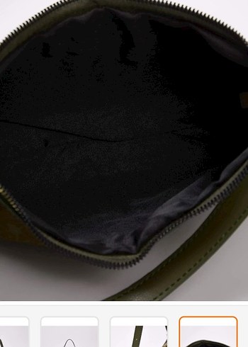 Haki Küçük Boy Süet Çanta - Görsel 10