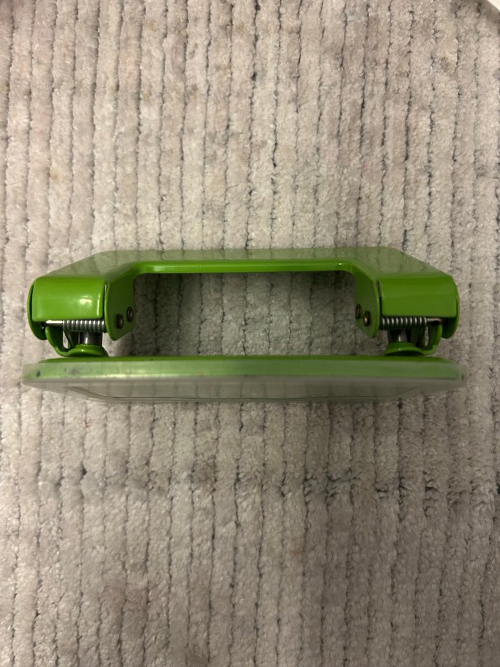 Renkli Noktalı Zımba Ve Yeşil Delgeç - Görsel 3