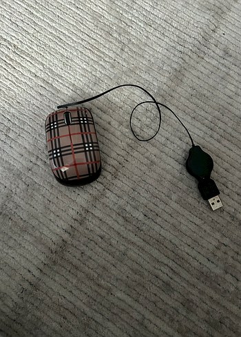 Kahverengi Desenli Kablolu Mouse - Görsel 3