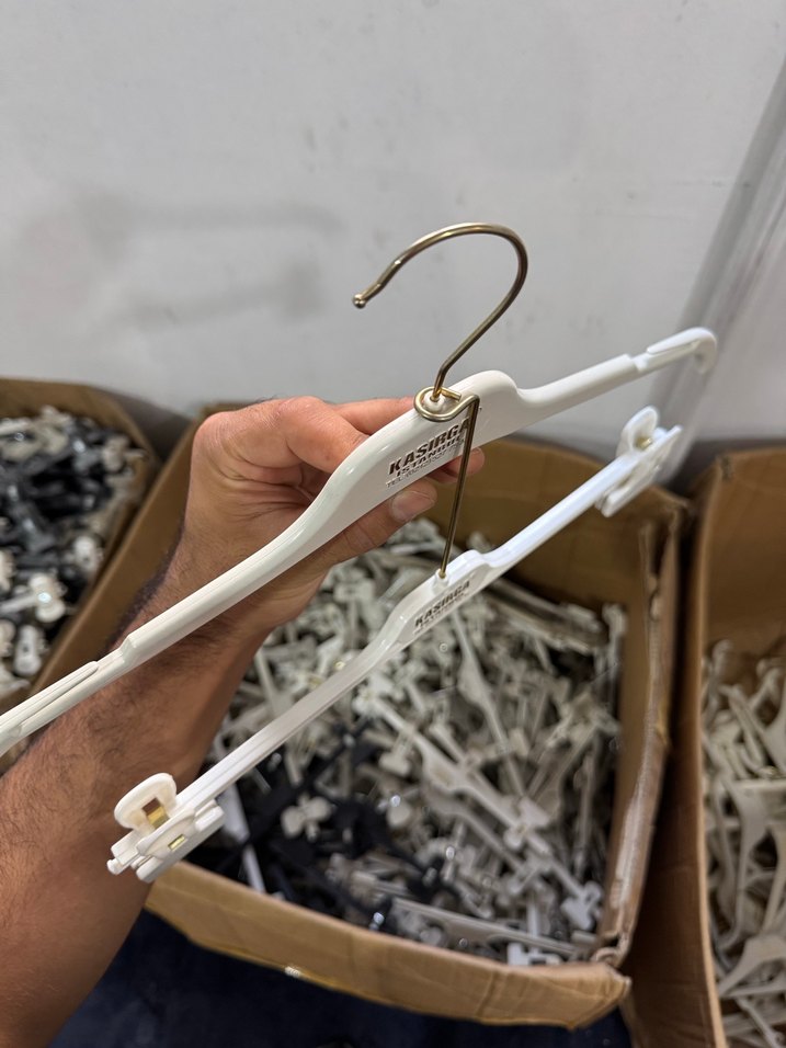 Yazılı karışık yuvarlak kancalı takım askı - Görsel 2