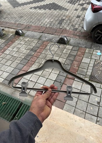 PERRY Gri Plastik Askı - Görsel 2