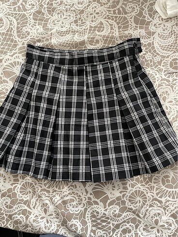 H&M mini pileli etek