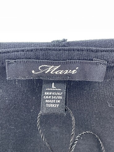 l Beden siyah Renk Mavi Jeans Bluz %70 İndirimli.