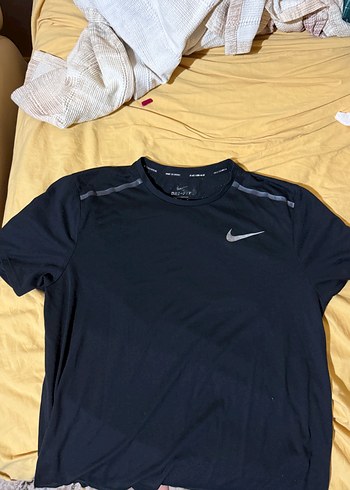 Orijinal Nike Unisex Siyah Kısa Kollu Tişört