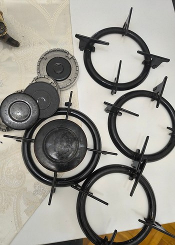 Siyah Metal Ocak Tabanları ve Izgaralar - Görsel 4