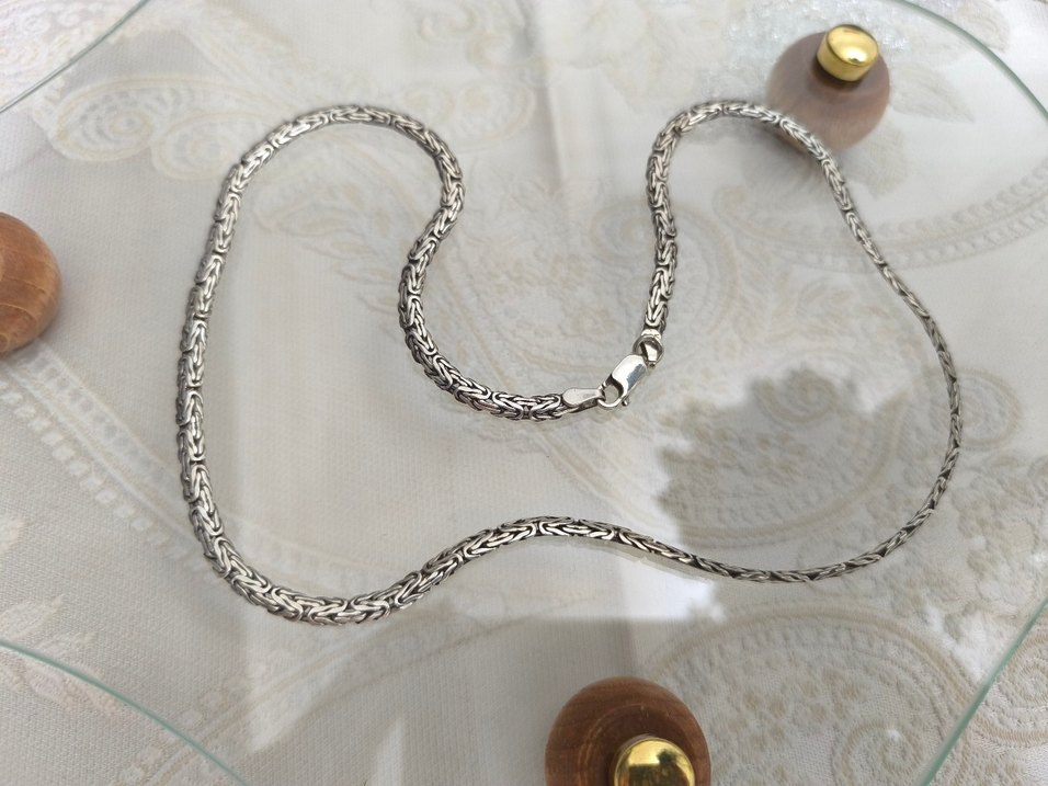 kral gümüş kolye - Görsel 5