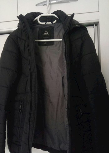 Siyah Fermuarlı Erkek Kışlık Ceket - Görsel 3