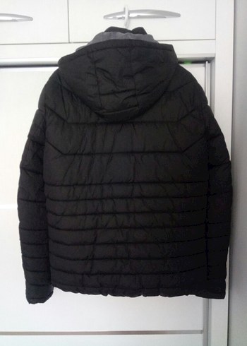 Siyah Fermuarlı Erkek Kışlık Ceket - Görsel 2