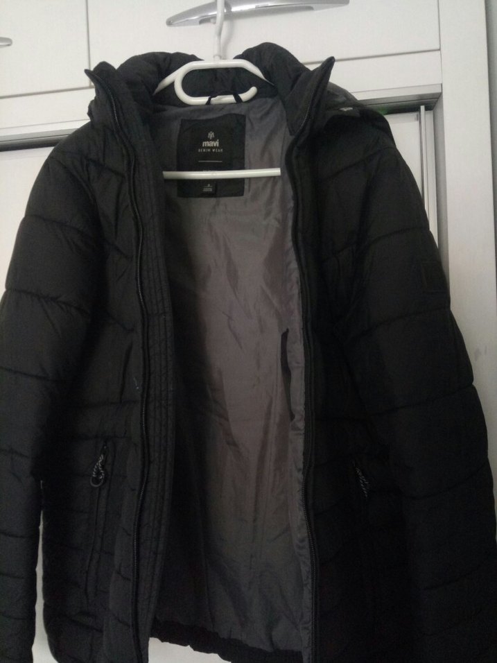 Siyah Fermuarlı Erkek Kışlık Ceket - Görsel 3