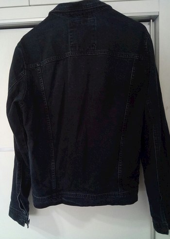 Düğmeli Lacivert Denim Erkek Ceket - Görsel 2