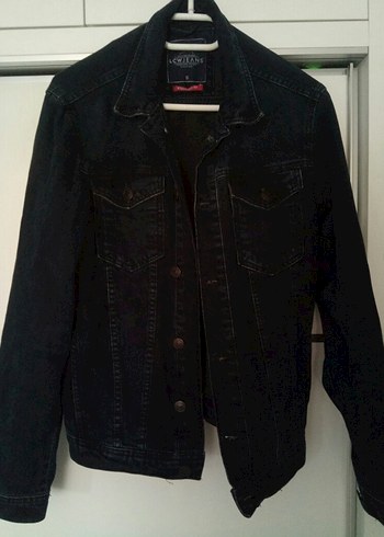 Düğmeli Lacivert Denim Erkek Ceket - Görsel 5