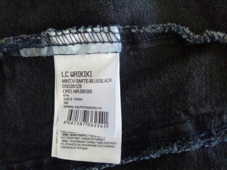 Düğmeli Lacivert Denim Erkek Ceket - Görsel 4