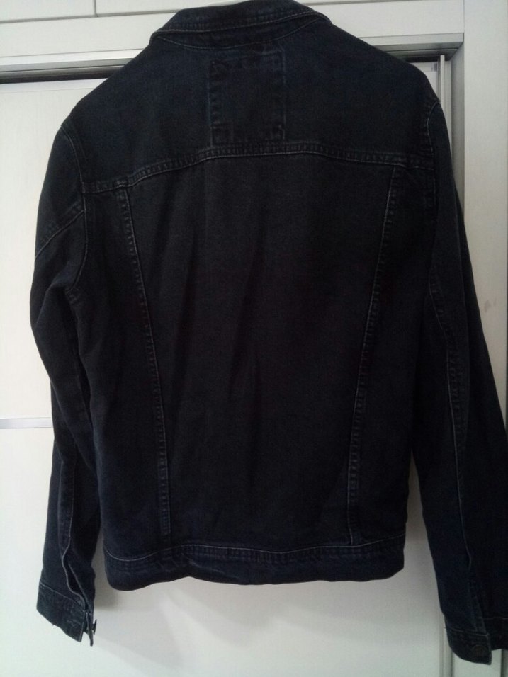 Düğmeli Lacivert Denim Erkek Ceket - Görsel 2